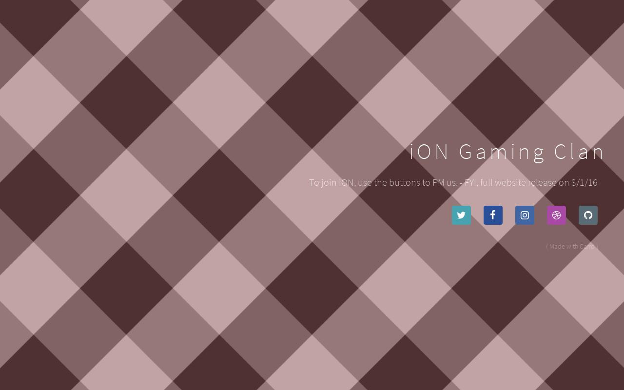 Carrd profile picture for @ion